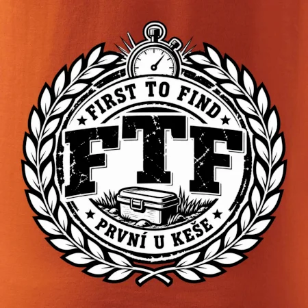 FTF prvý pri keške – víťazný odznak