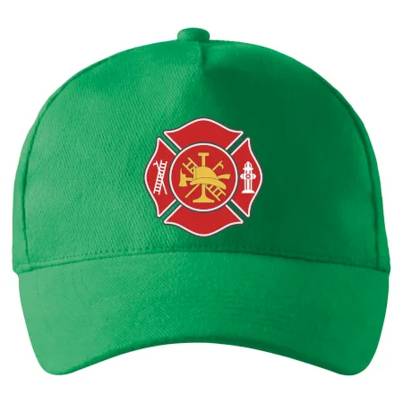 Fire department logo červené