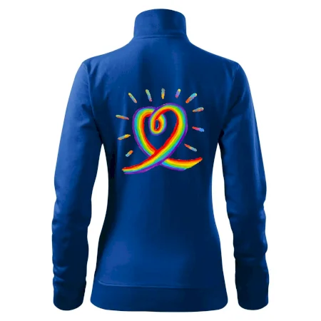 Srdce pride dúha kreslená
