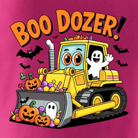 Halloweensky boo dozér