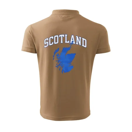 Scotland nápis s mapou