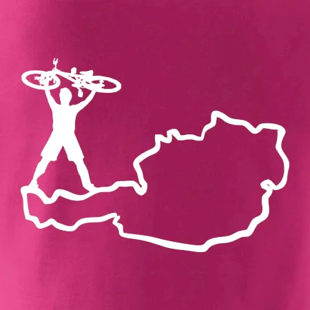 Cyklista - Mapa Rakúska