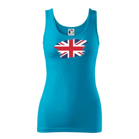 Britská vlajka roztrhaná