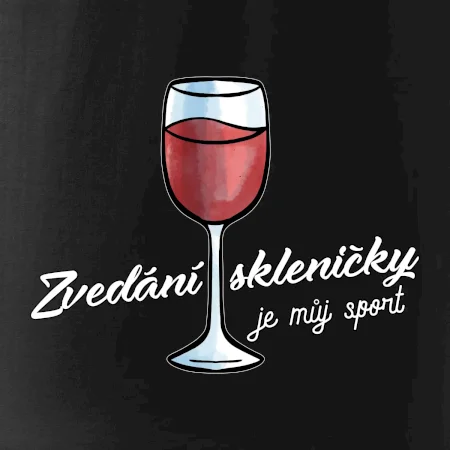 Zdvíhanie pohára je môj šport