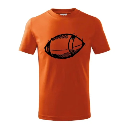 Americký futbal lopta skica