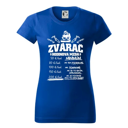 Hodinová mzda zvárač