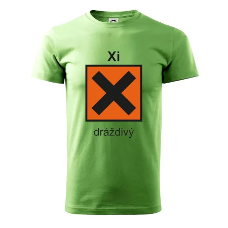 Xi Dráždivý - Výstražná tabuľka na tričku