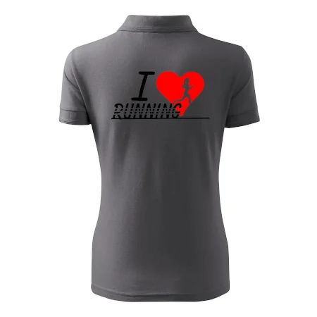 I love running dievča