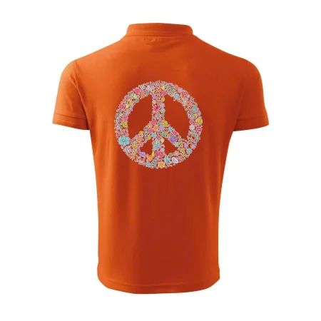 Peace symbol lístočky