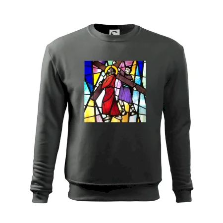 Vitráž - Ježiš a kríž