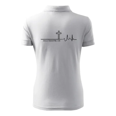 Jesus Saved My Life kríž ekg