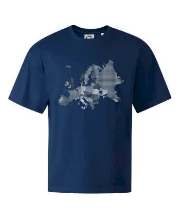 Mapa Európy - srdce v Ukrajine