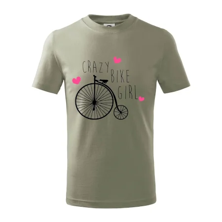 Crazy bike girl