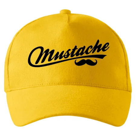 Mustache - nápis