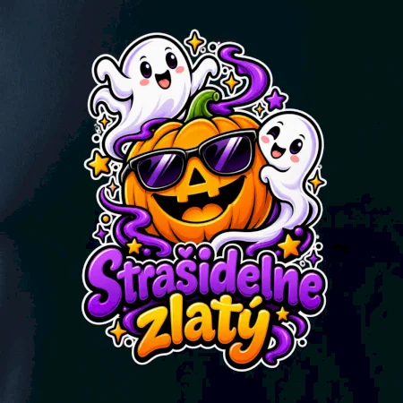Strašidelne zlatý - veselá tekvica a duchovia