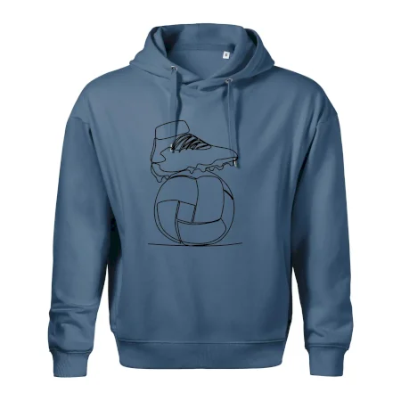 Futbalová lopta kopačka jedným ťahom