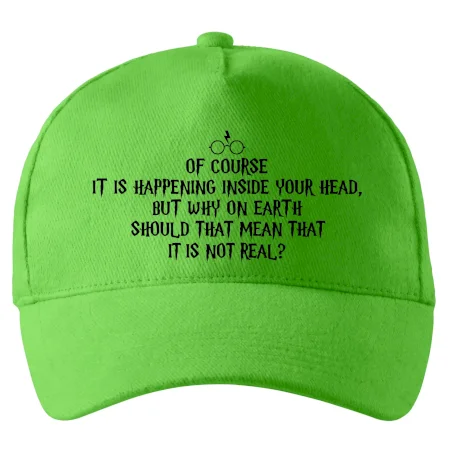 Of course it is happening inside your head