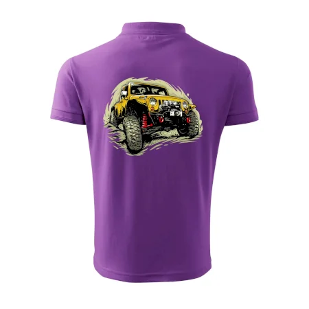 Žltý offroad s navijakom