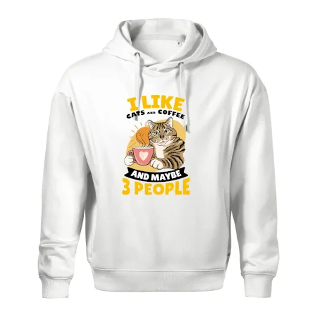 I like cats and coffee and maybe 3 people