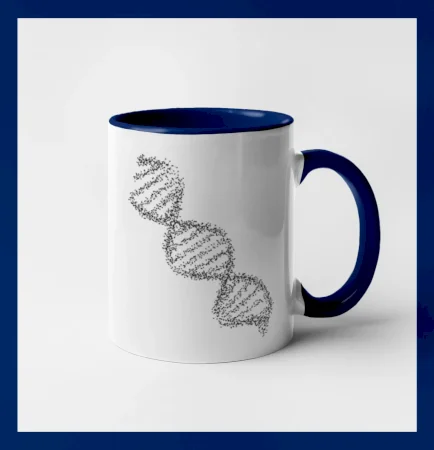 DNA čiernobiele