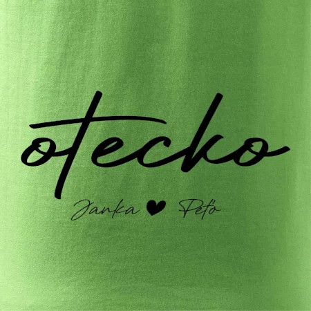 Otecko - tričko s menami deti