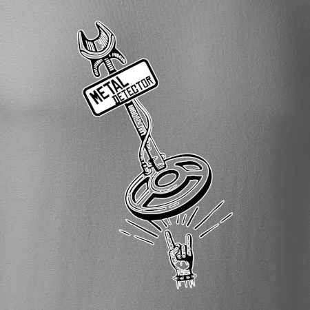 Metal detector rock