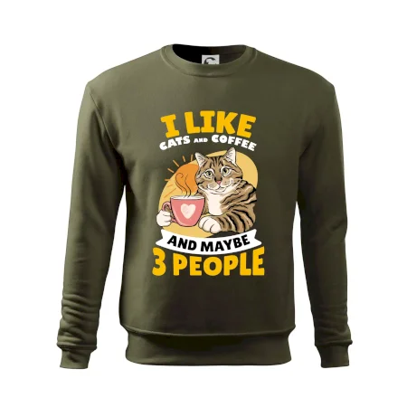 I like cats and coffee and maybe 3 people