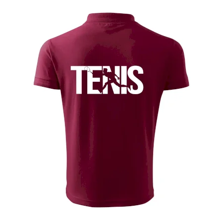 Tenis nápis silueta