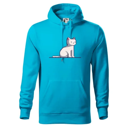 Mačka biela pixel