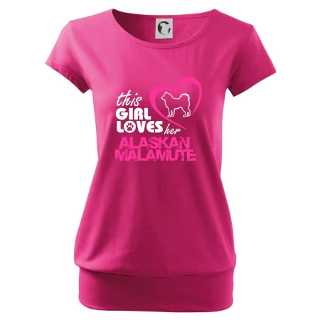 This Girl Loves her Alaskan Malamute