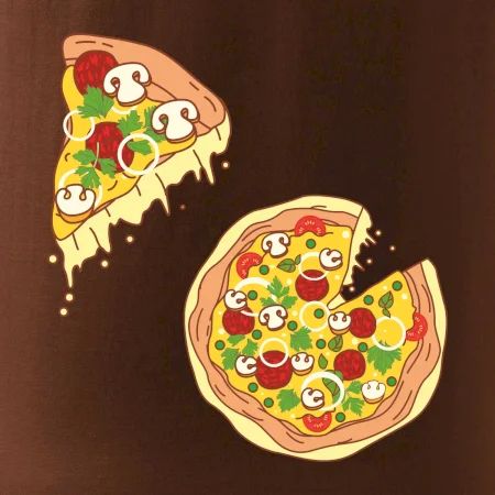 Pizza + Pizza kousek