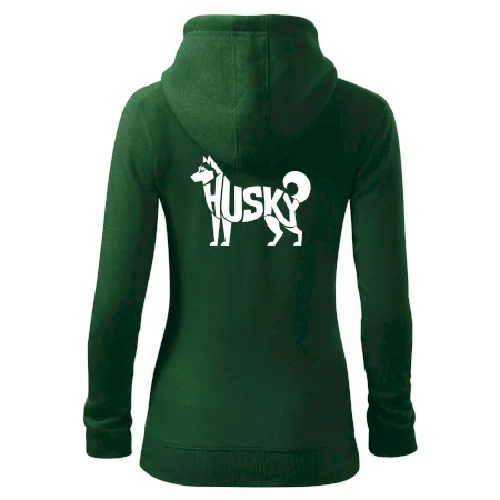 Husky nápis v tele