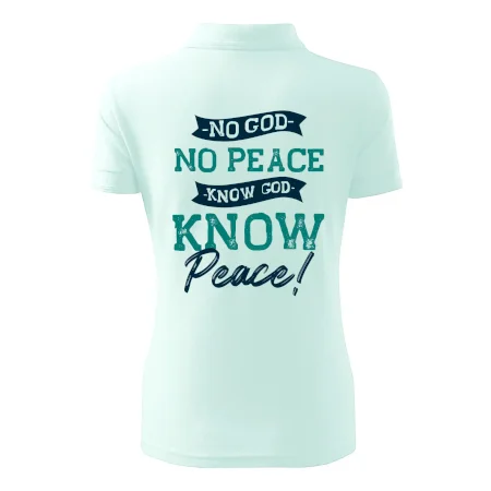 No God no peace, know God know peace