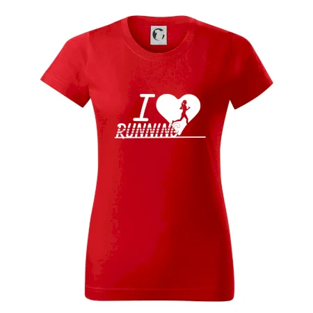 I love running dievča