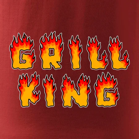 Grill King ohnivý nápis