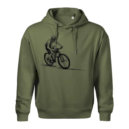 MTB kreslený cyklista