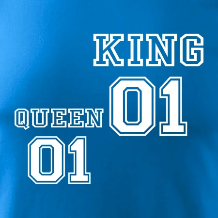 King - Queen - 01 dres (čiernobiela)