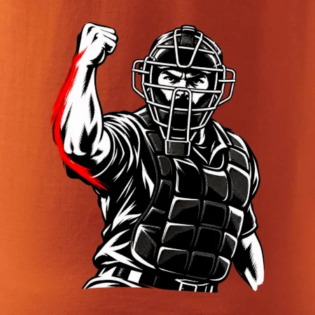 Baseballový rozhodčí signalizuje strike