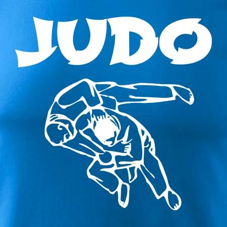 Judo nápis + postavy