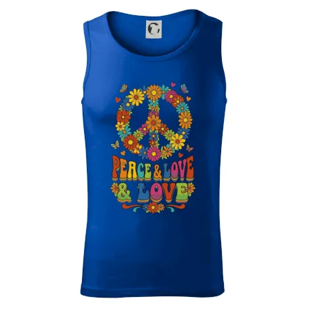 Peace and love - na výšku s květy