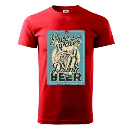Save water drink beer poster