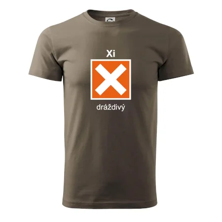 Xi Dráždivý - Výstražná tabuľka na tričku
