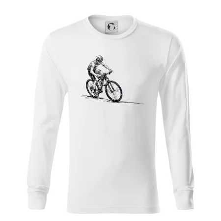 MTB kreslený cyklista