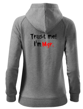 Trust me I´m  Mgr. / Ver mi som Magister.