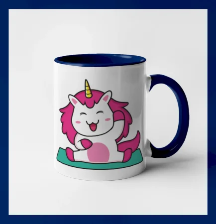 Yoga veselý jednorožec