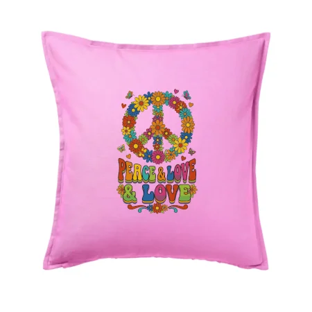 Peace and love - na výšku s květy