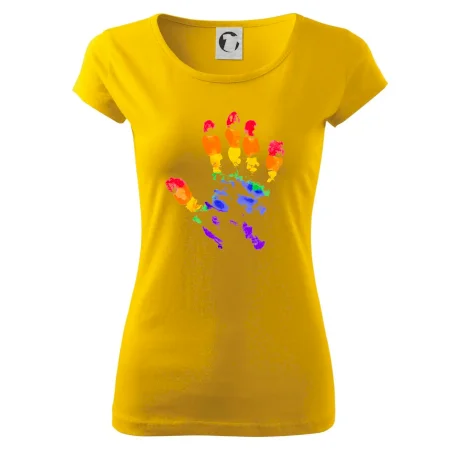LGBT hand print