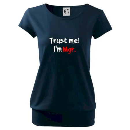Trust me I´m  Mgr. / Ver mi som Magister.
