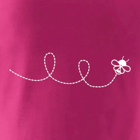 Dráha letu včely - slučka