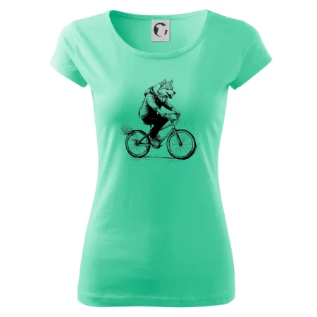 Vlk na bicykli